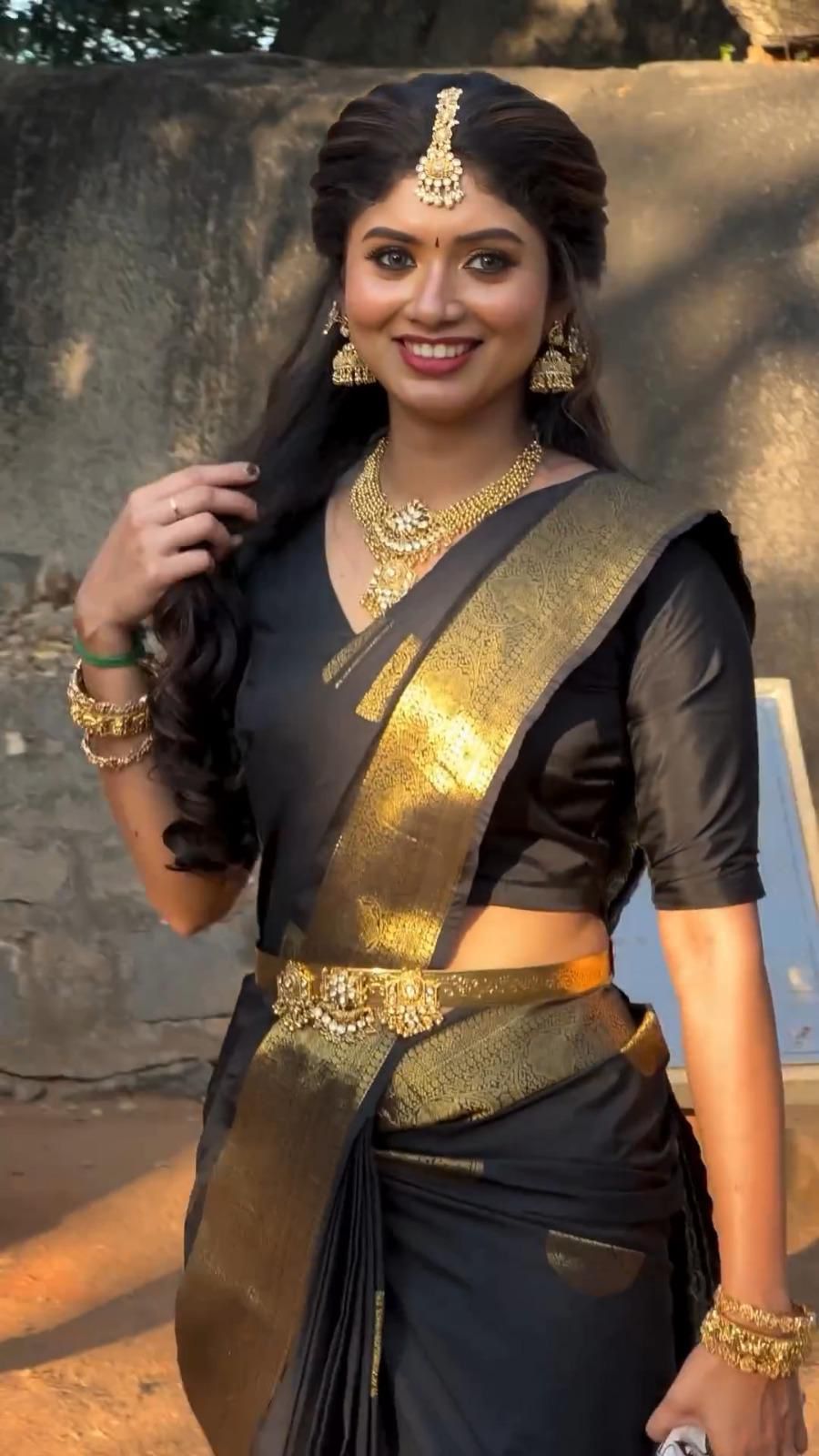 .Saree with Rich Pallu & Jacquard work Moksha Fashions