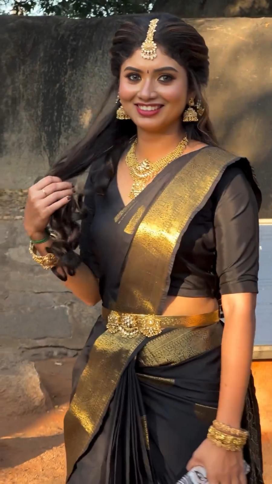 .Saree with Rich Pallu & Jacquard work Moksha Fashions