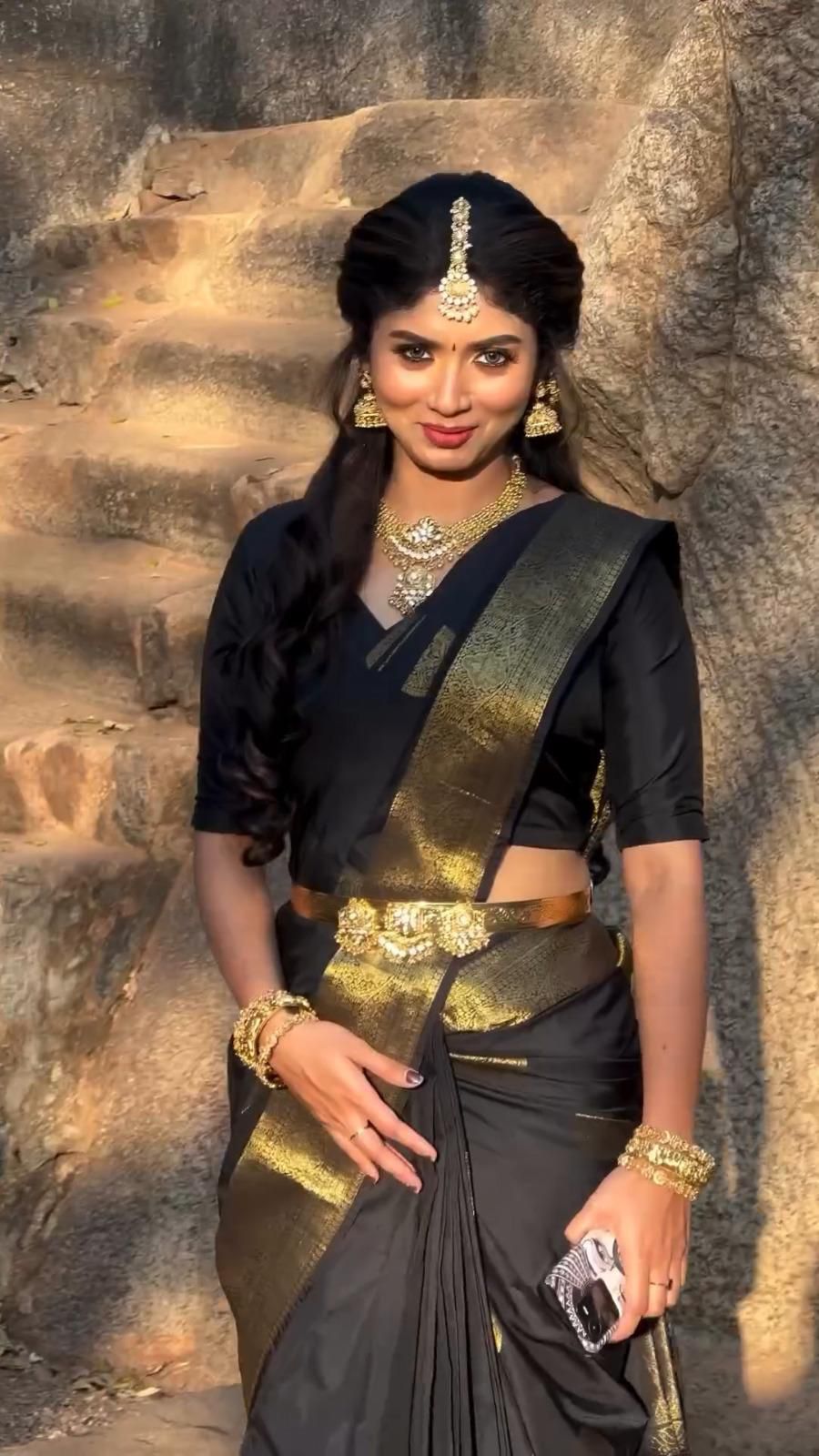 .Saree with Rich Pallu & Jacquard work Moksha Fashions