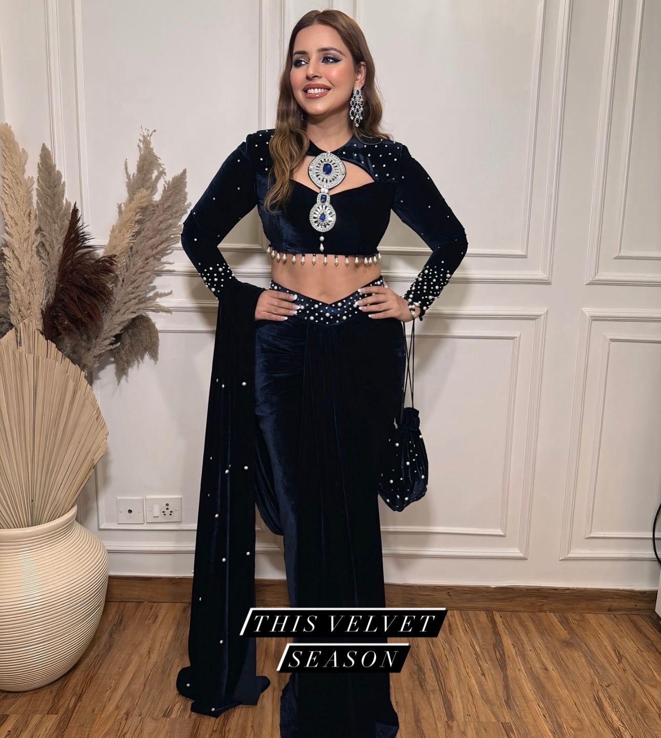 .Drape Lehenga Saree Moksha Fashions