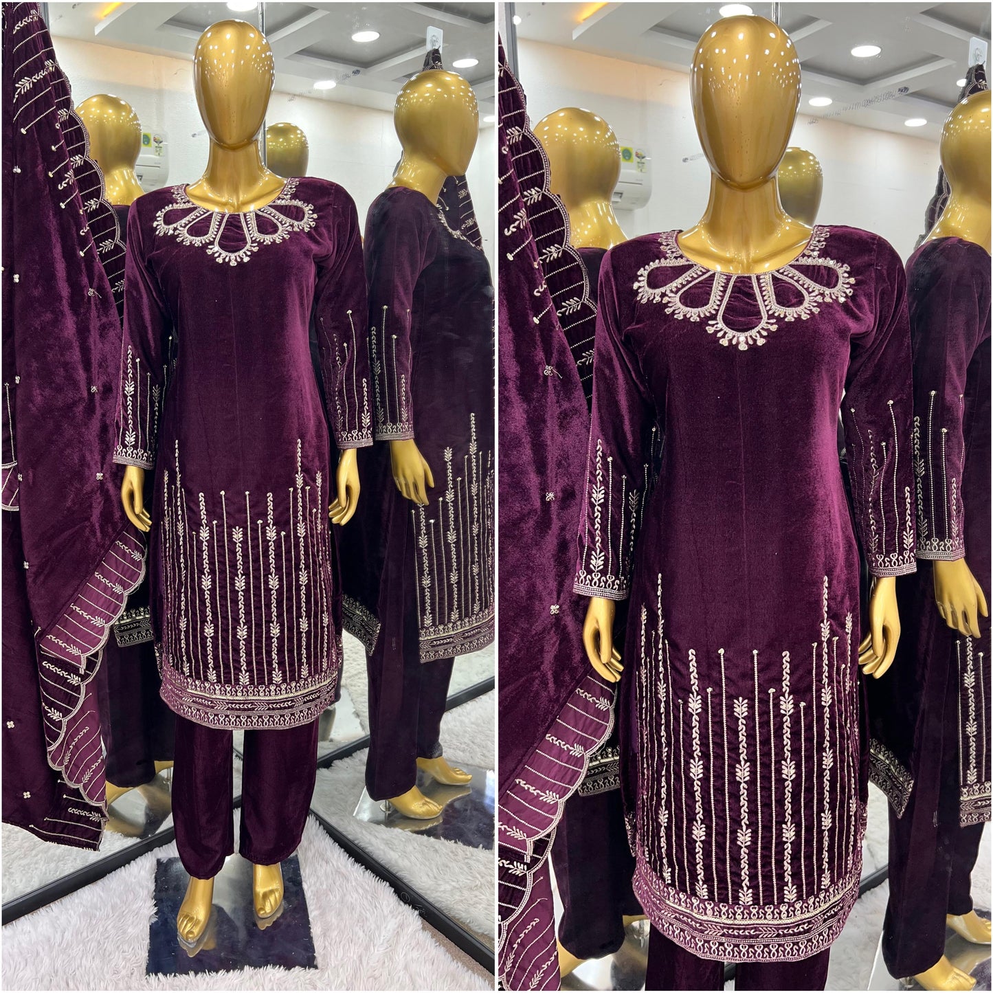 Designer Party Wear Top-Dupatta Set Moksha Fashions