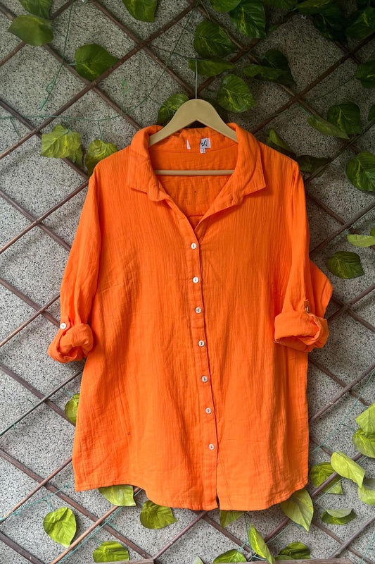 Baggy Style Mulmul Shirts Moksha Fashions