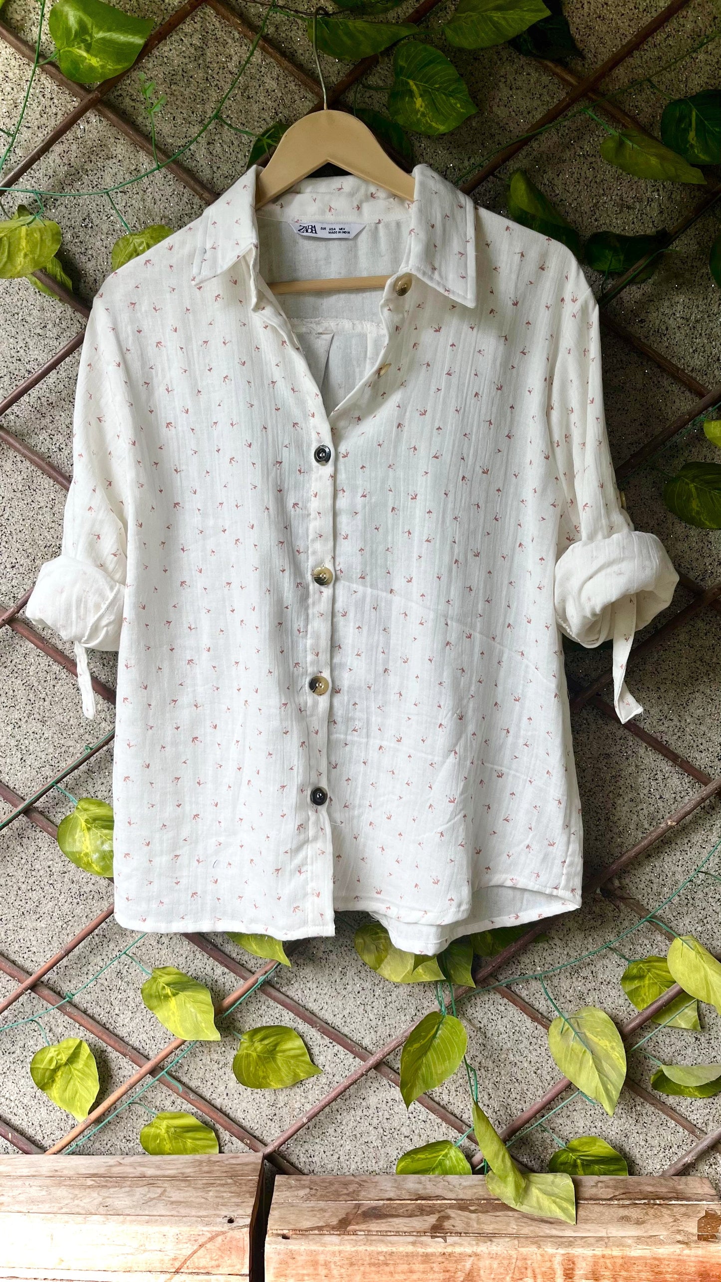 .Printed Cotton Mulmul Shirts Moksha Fashions
