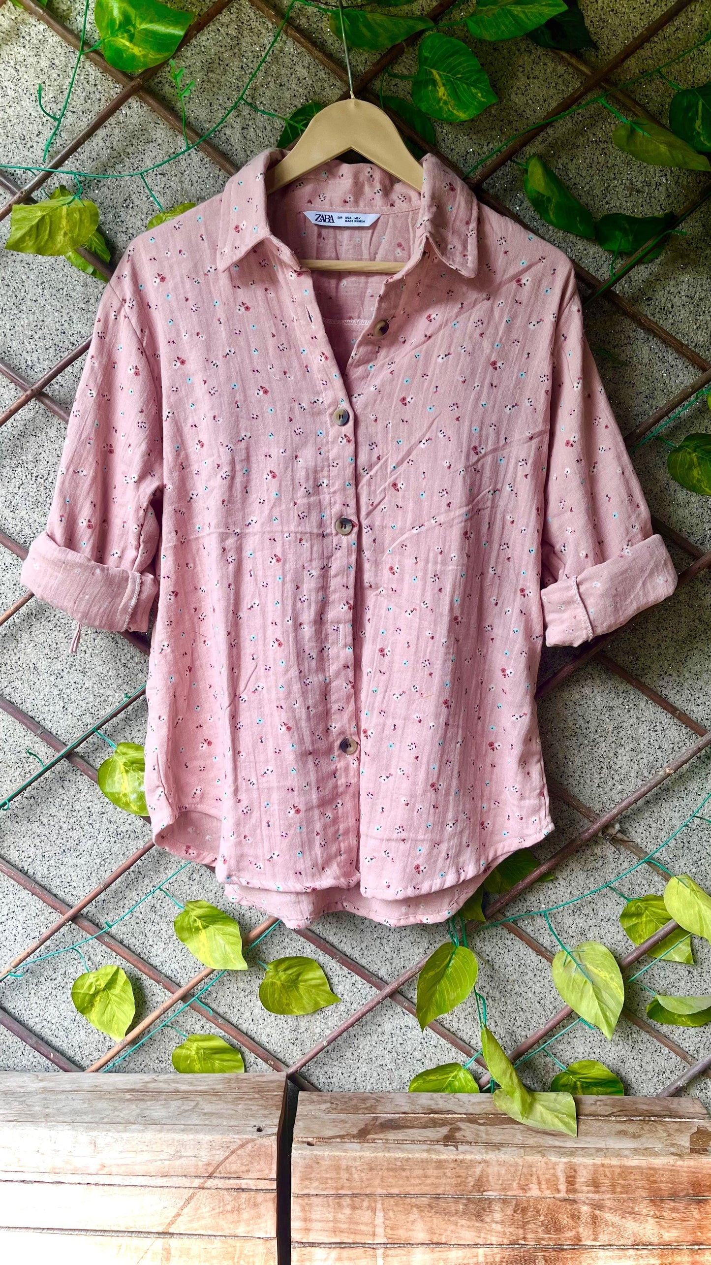 .Printed Cotton Mulmul Shirts Moksha Fashions
