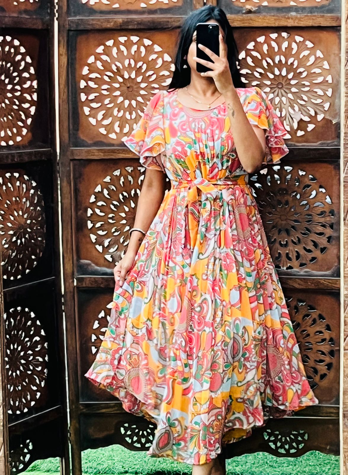 .Maxi dress Moksha Fashions