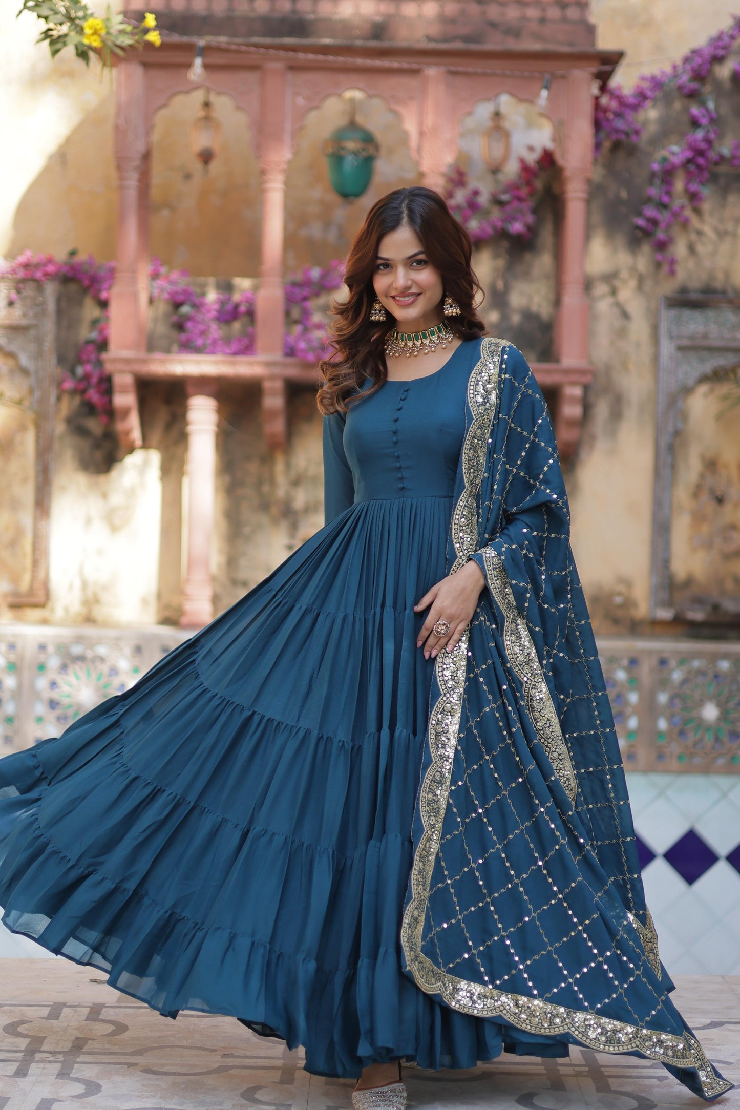 .Readymade Gown Collection 2025 Moksha Fashions