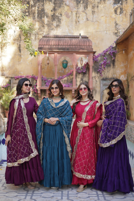 .Readymade Gown Collection 2025 Moksha Fashions