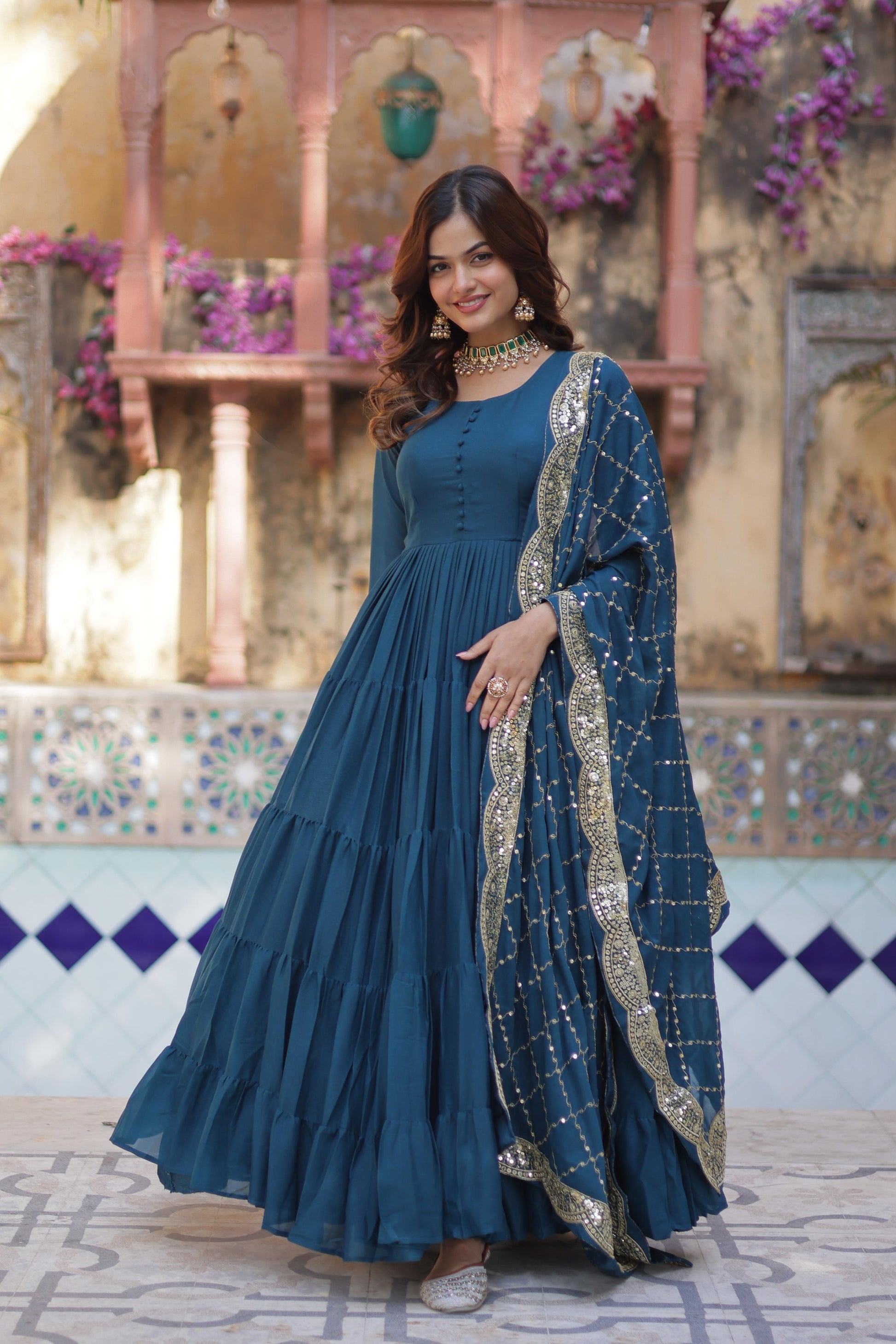 .Readymade Gown Collection 2025 Moksha Fashions