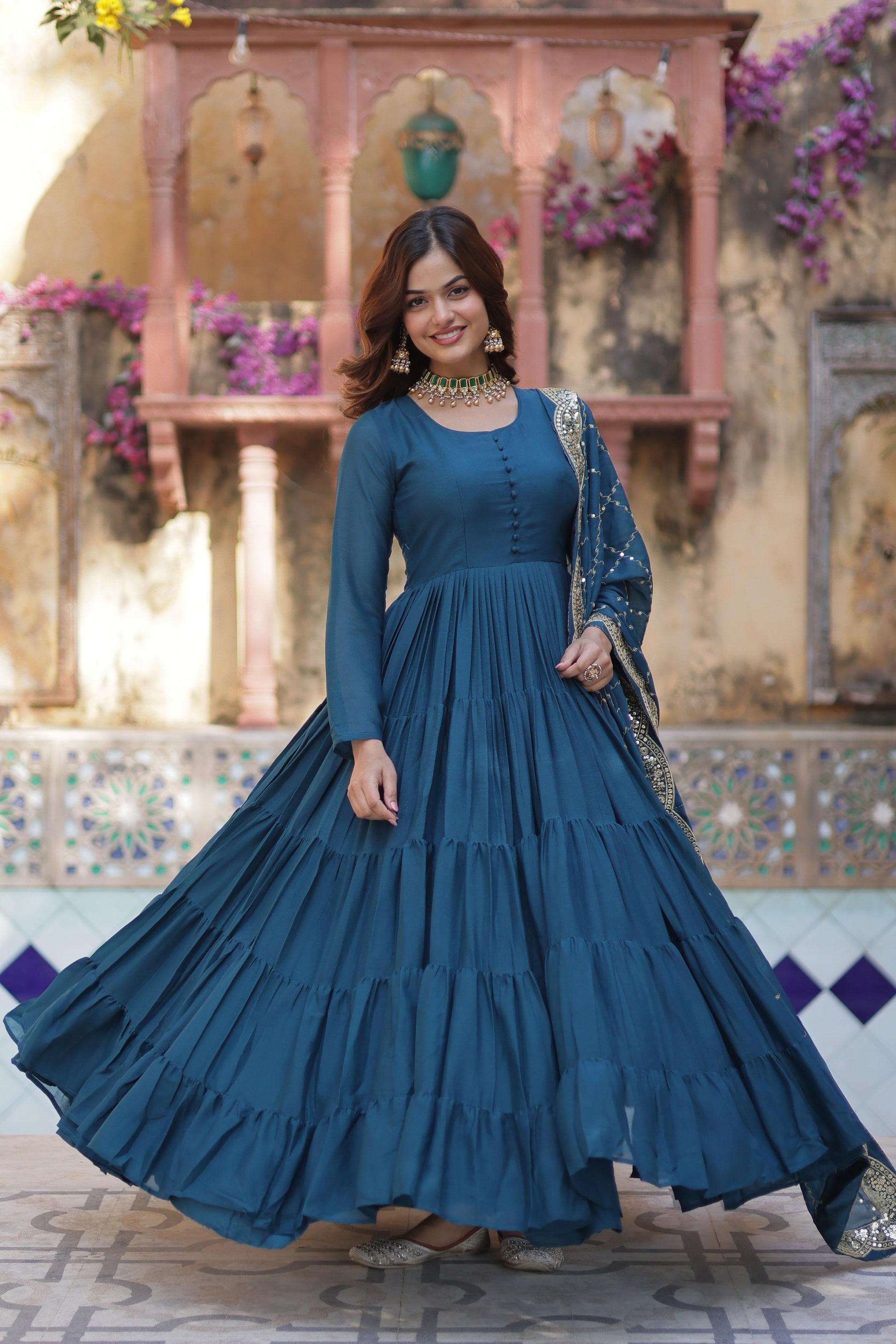 .Readymade Gown Collection 2025 Moksha Fashions