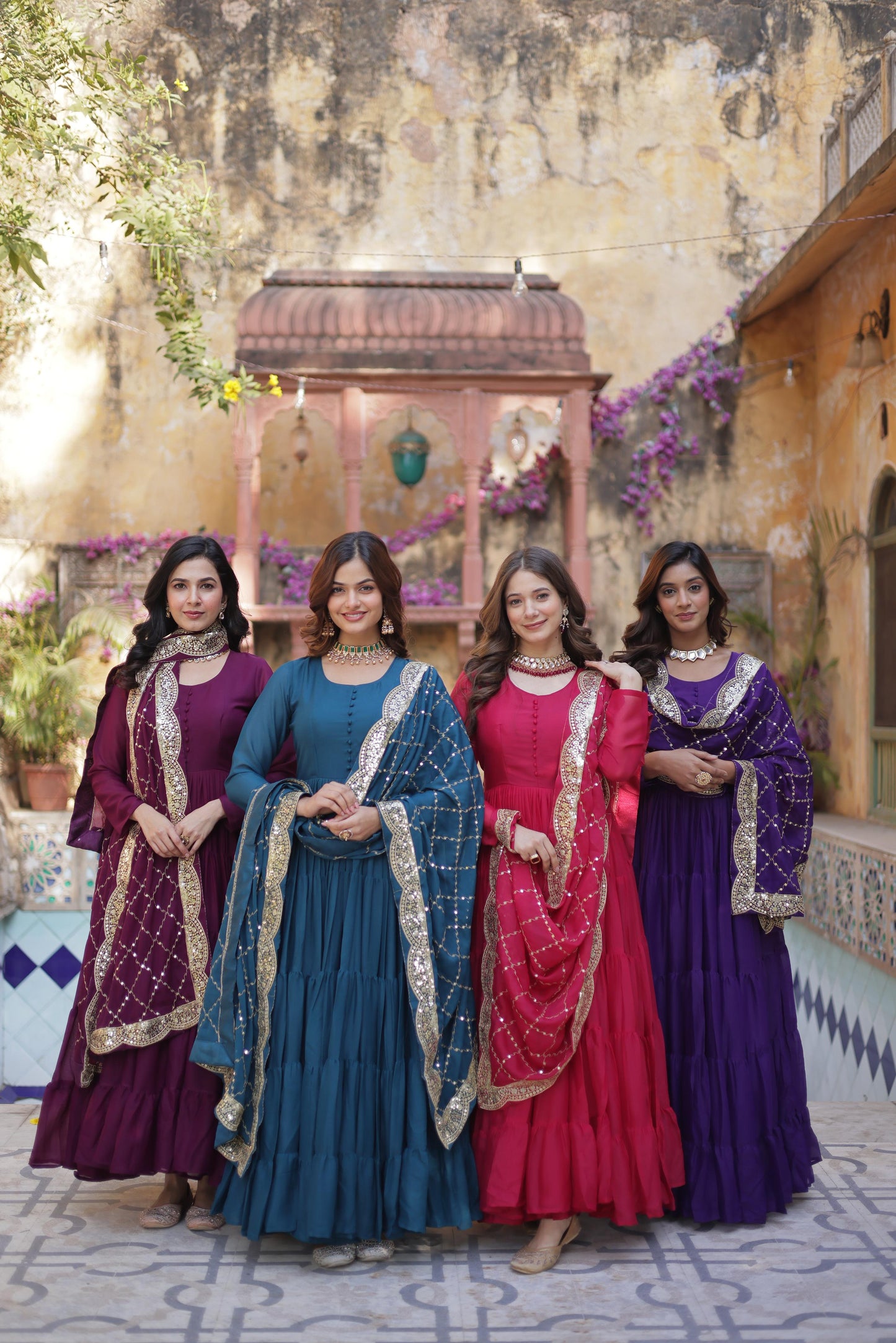 .Readymade Gown Collection 2025 Moksha Fashions