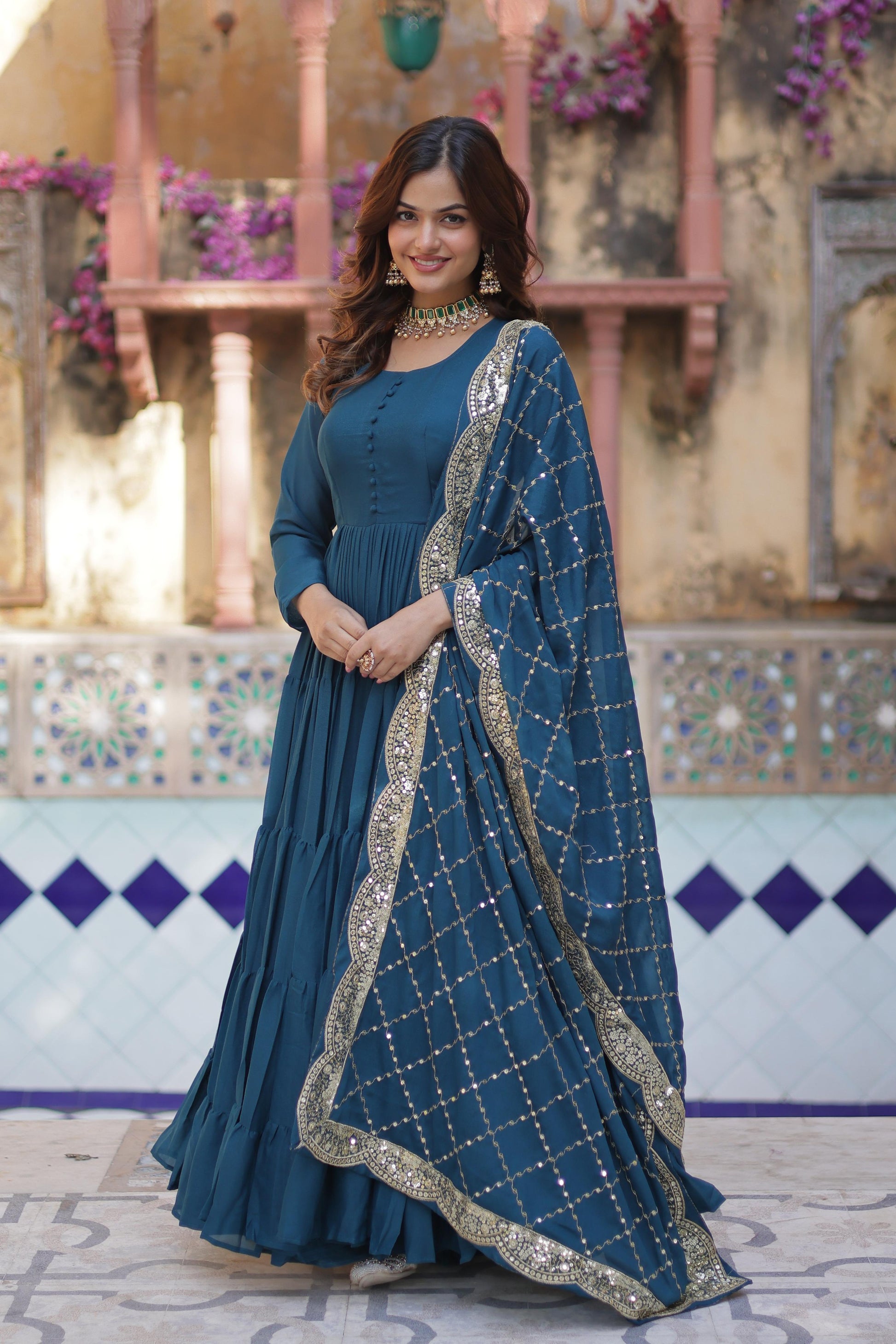 .Readymade Gown Collection 2025 Moksha Fashions