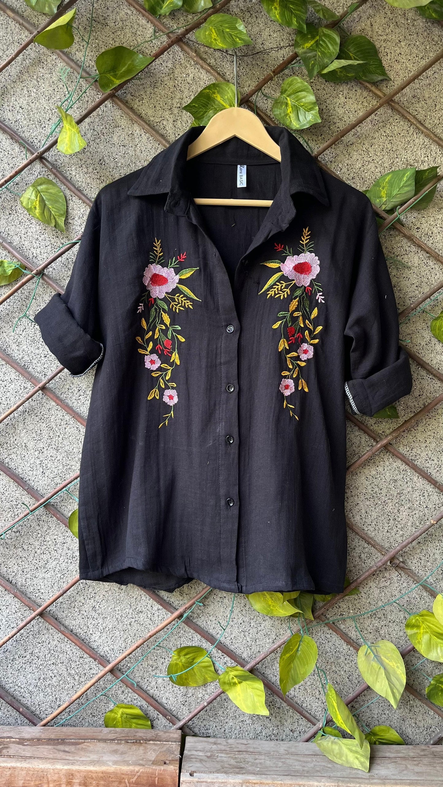 .Embroidered Mulmul Cotton Shirts - Moksha Fashions