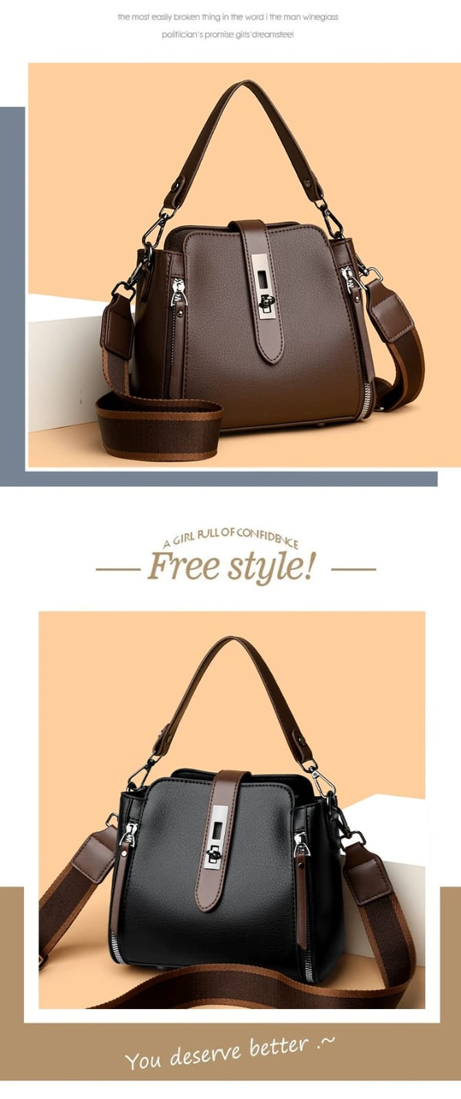 Classy Sling Bag for Women – Trendy and Compact Shoulder Bag for Casual & Formal Use - Moksha Fashions