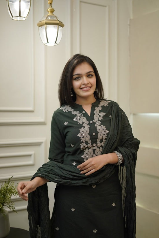 .Cotton Dupatta Set