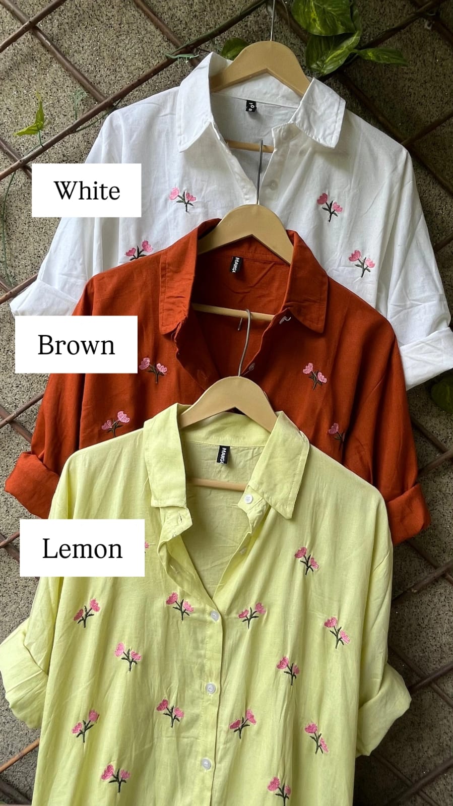 .Floral Crush Shirts