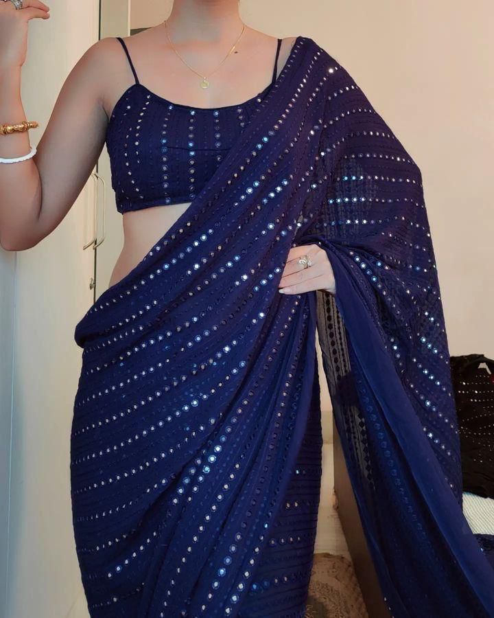 Designer Work Party Saree