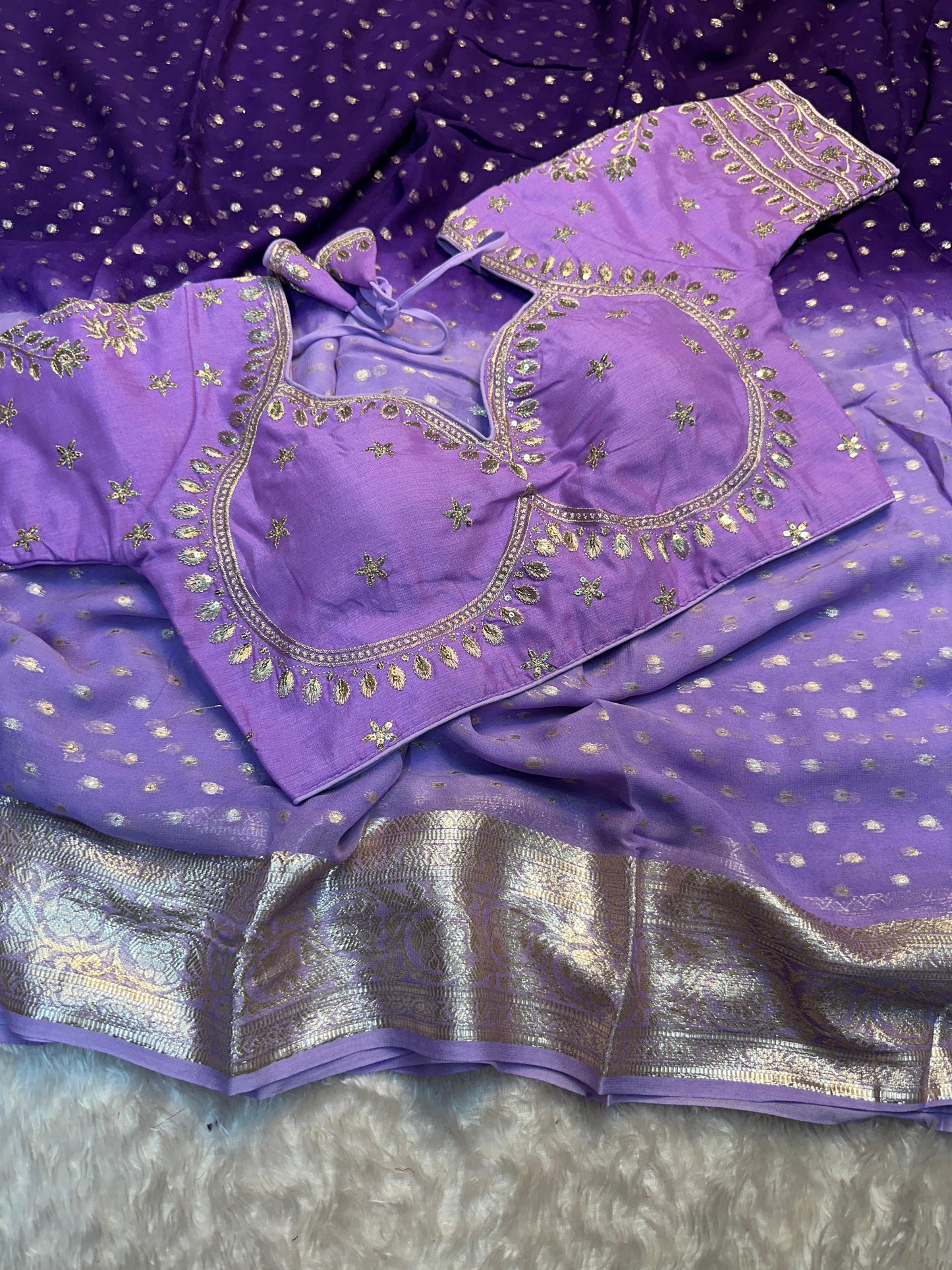Latest Viscose Georgette Saree