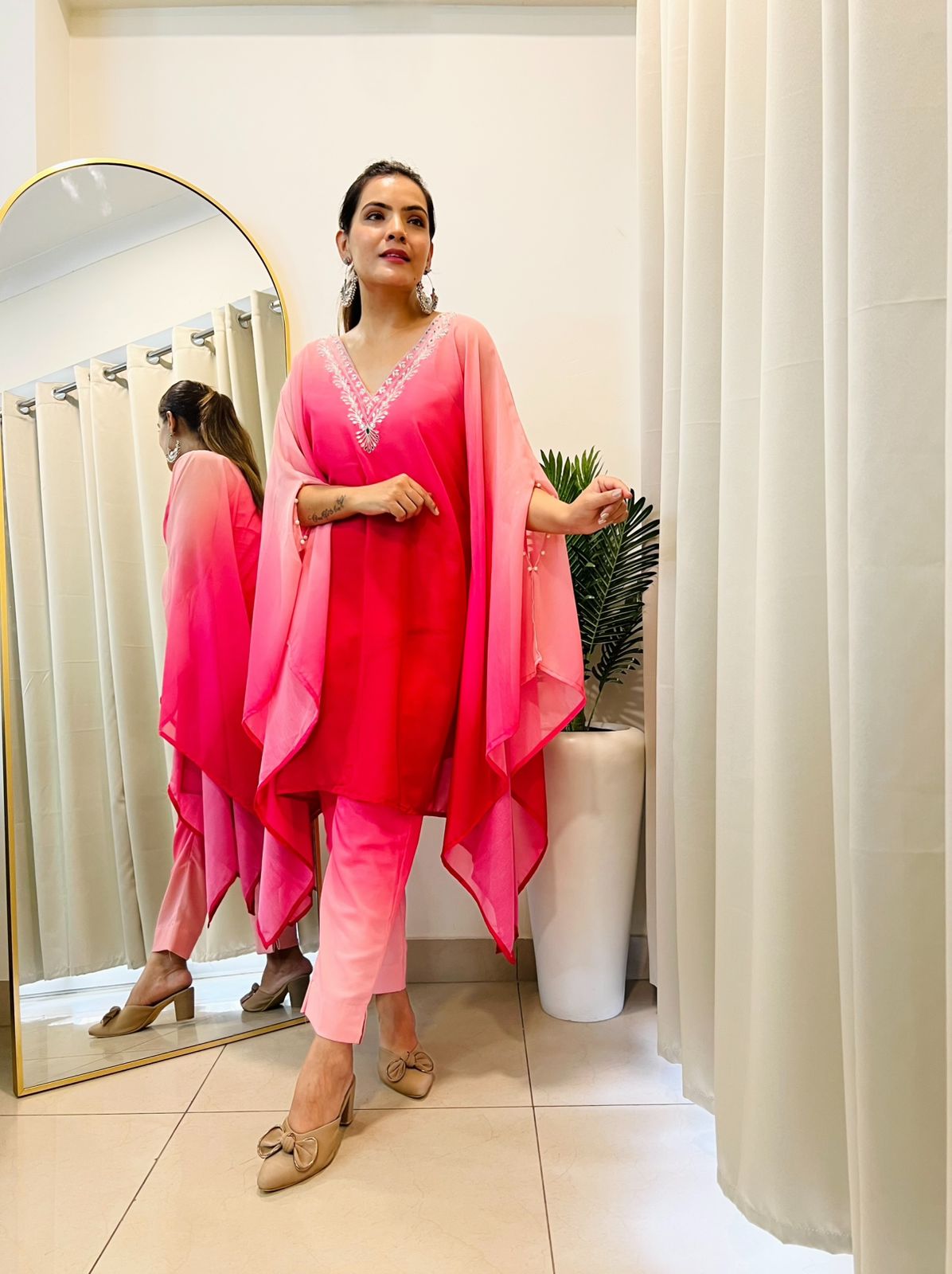 Ombre Kaftan Cordset