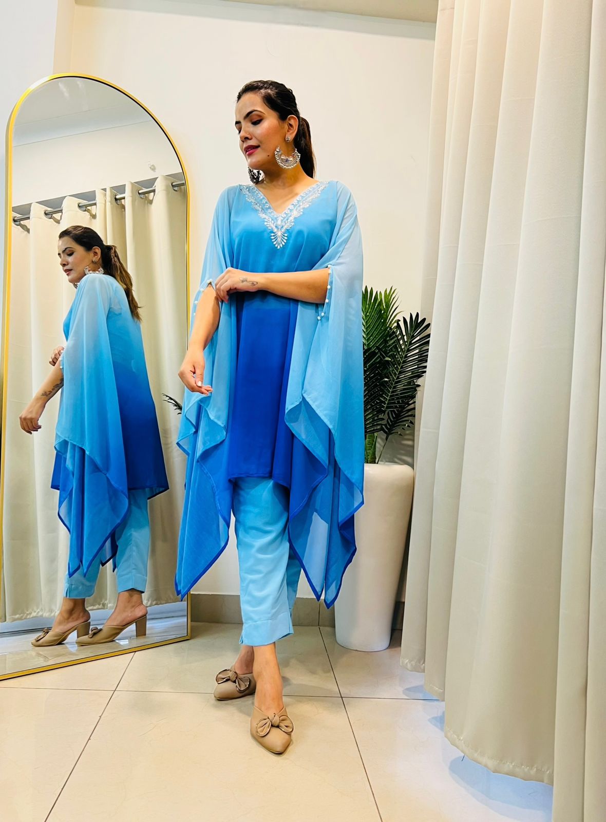 Ombre Kaftan Cordset