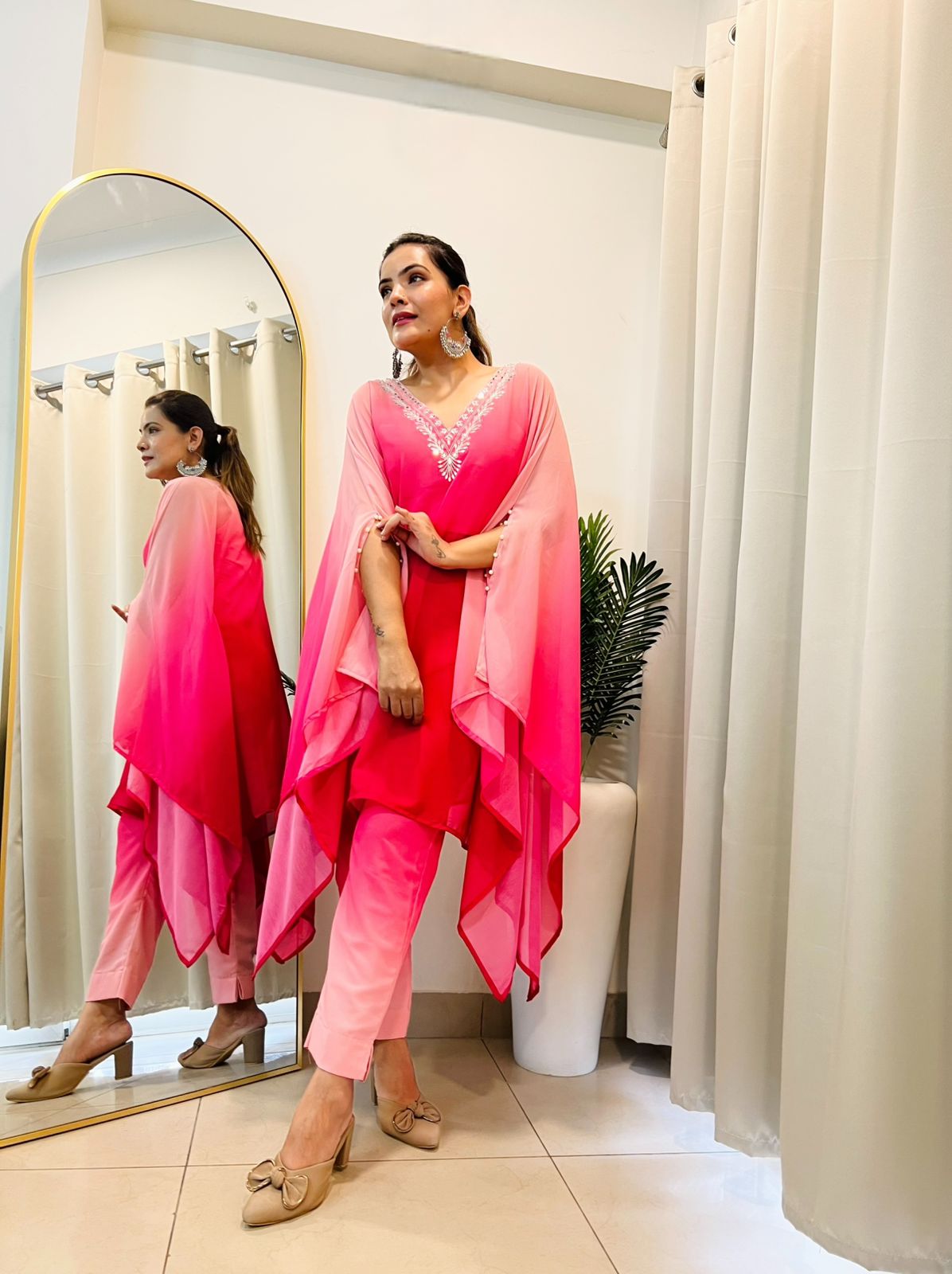 Ombre Kaftan Cordset