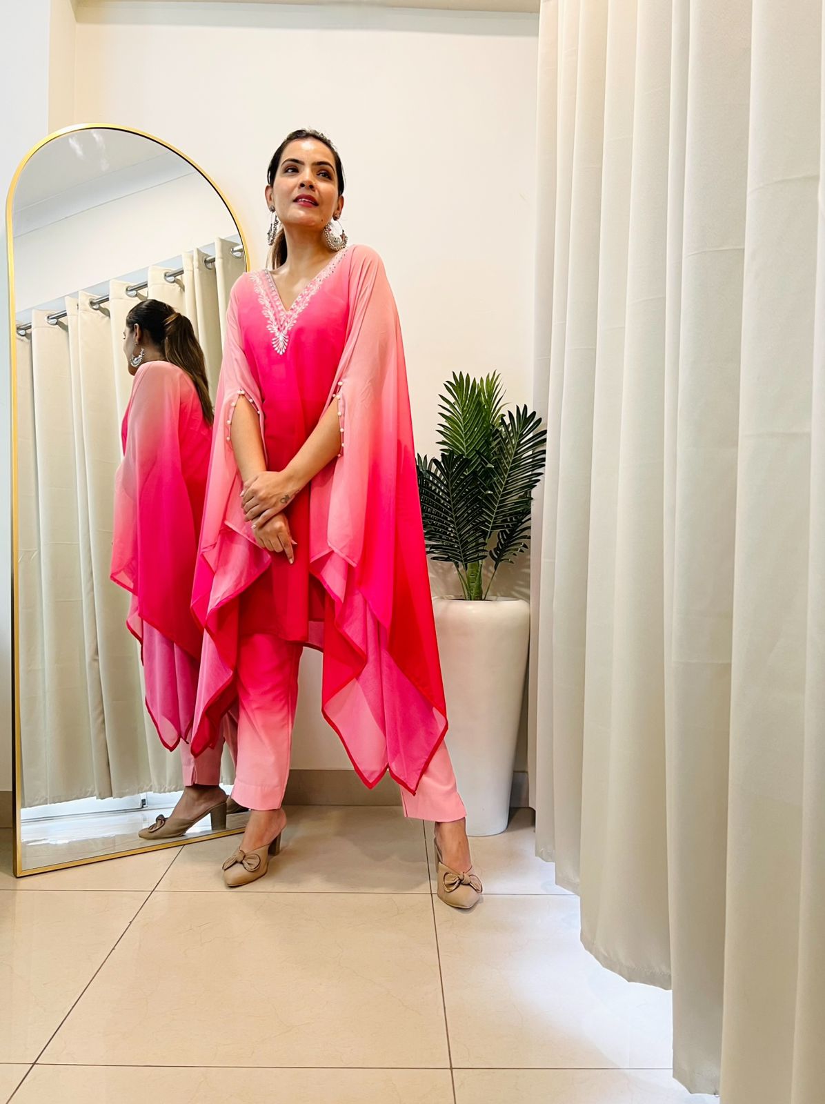 Ombre Kaftan Cordset