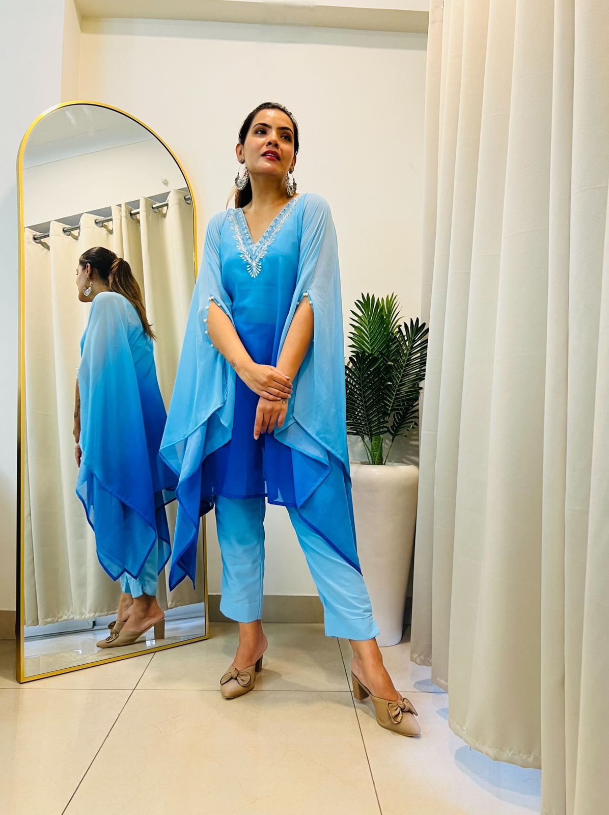 Ombre Kaftan Cordset