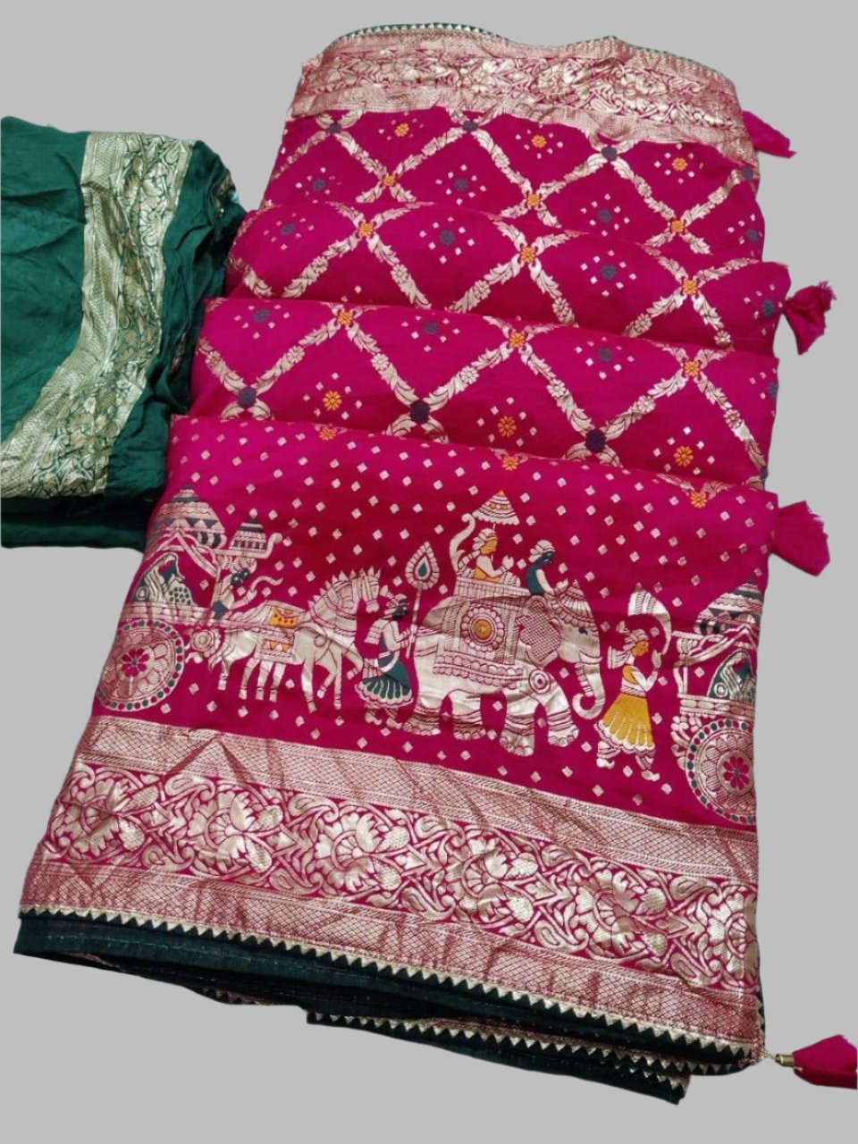 Charming Viscose Dolla Silk Saree Moksha Fashions