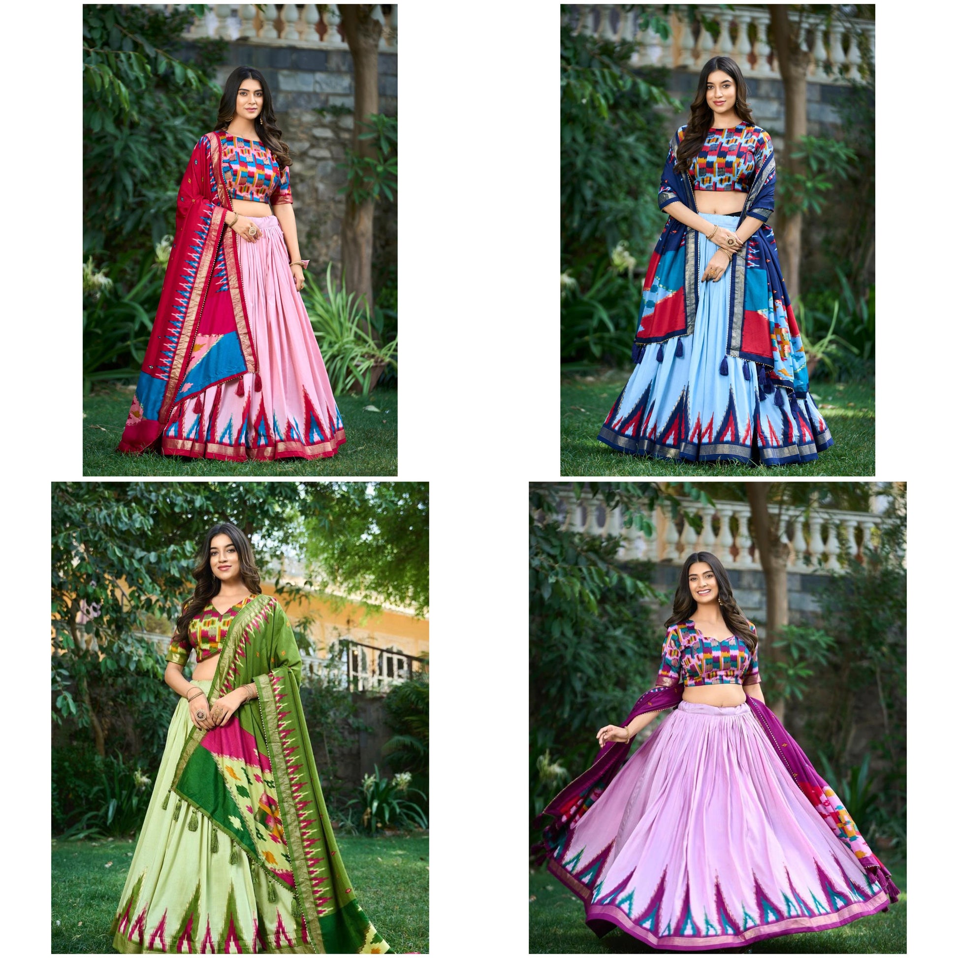 Luxurious Tussar Silk Lehenga Moksha Fashions