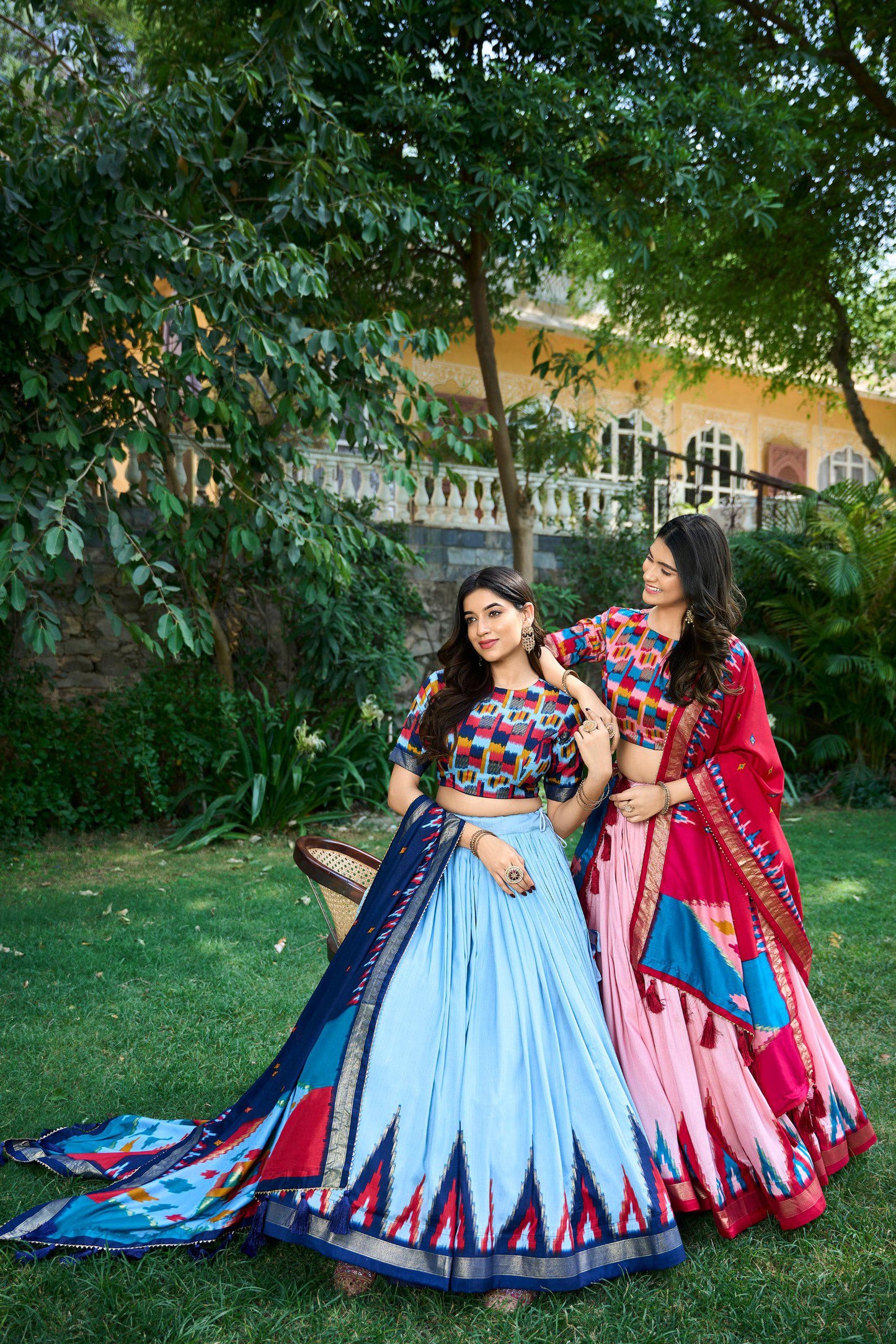 Luxurious Tussar Silk Lehenga Moksha Fashions