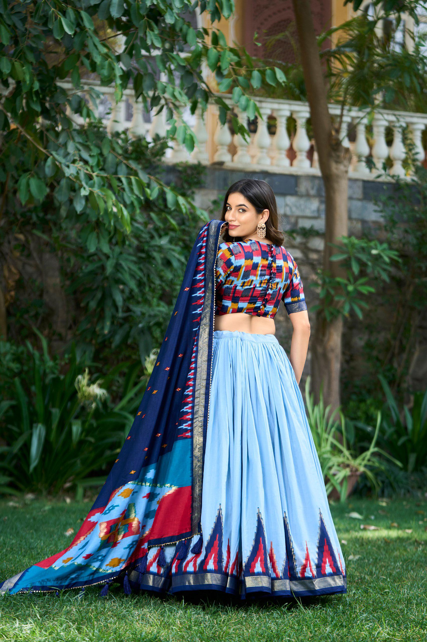 Luxurious Tussar Silk Lehenga Moksha Fashions