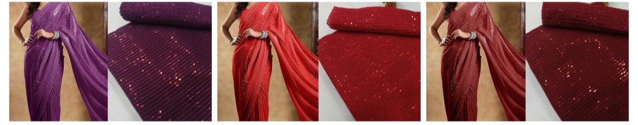 Eye-Catching Design Is Adorned With Dazzling Sequins Moksha Fashions