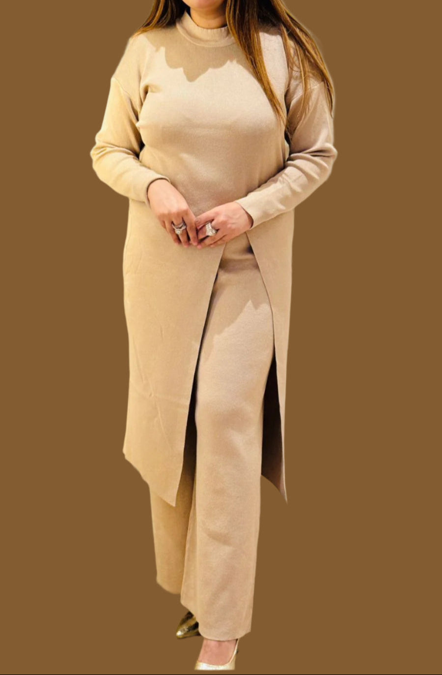 .Winter Cape Dress Moksha Fashions