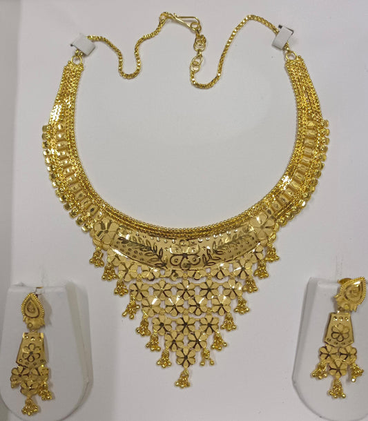 Earing Necklace Set - Moksha Fashions