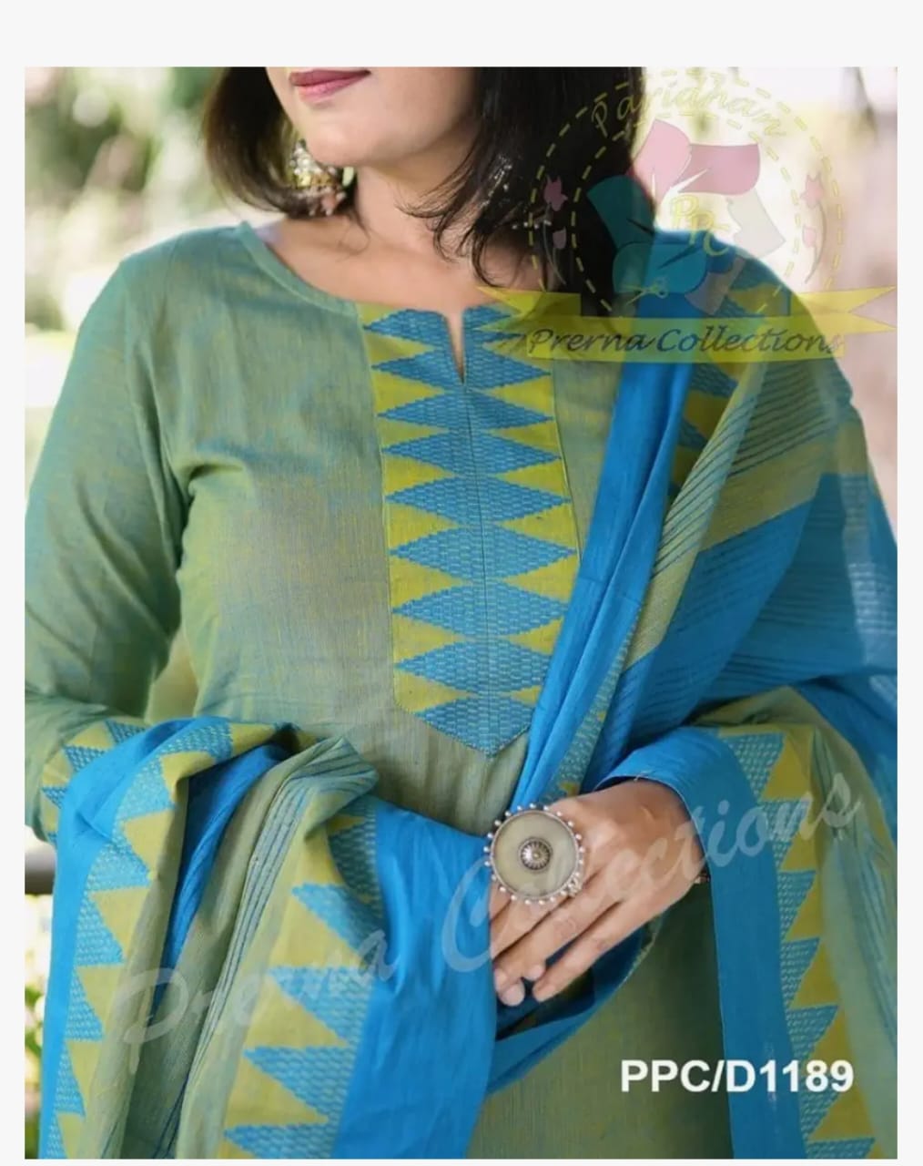 South Cotton Kurta Pant Suit