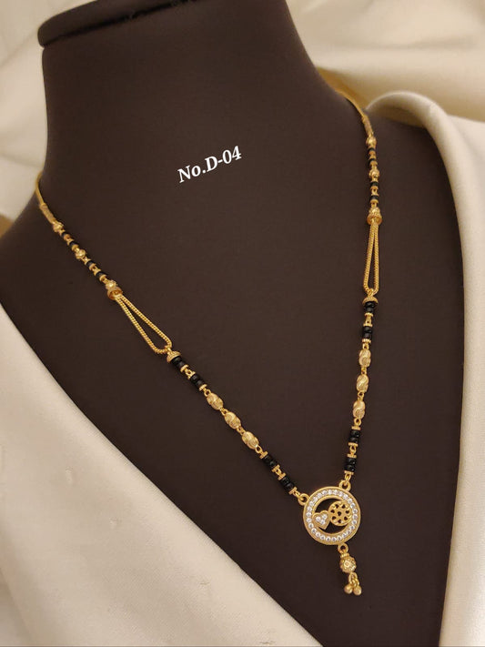 Luxurious gold-plated Mangalsutra