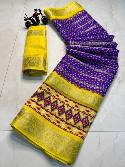 Candy Cotton Silk Saree