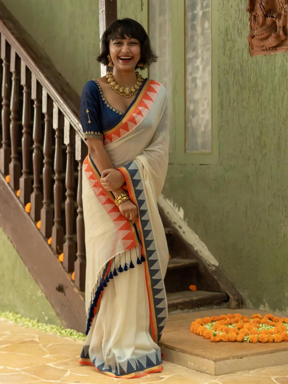 Exclusive New design- Khadi Silk Saree