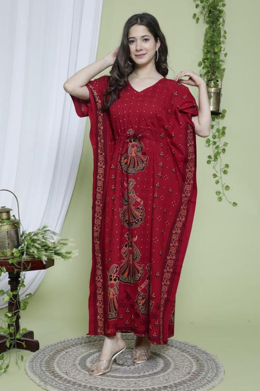 Beautiful Heavy Cotton Kaftan Dress