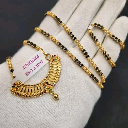Latest Gold Mangal Sutra