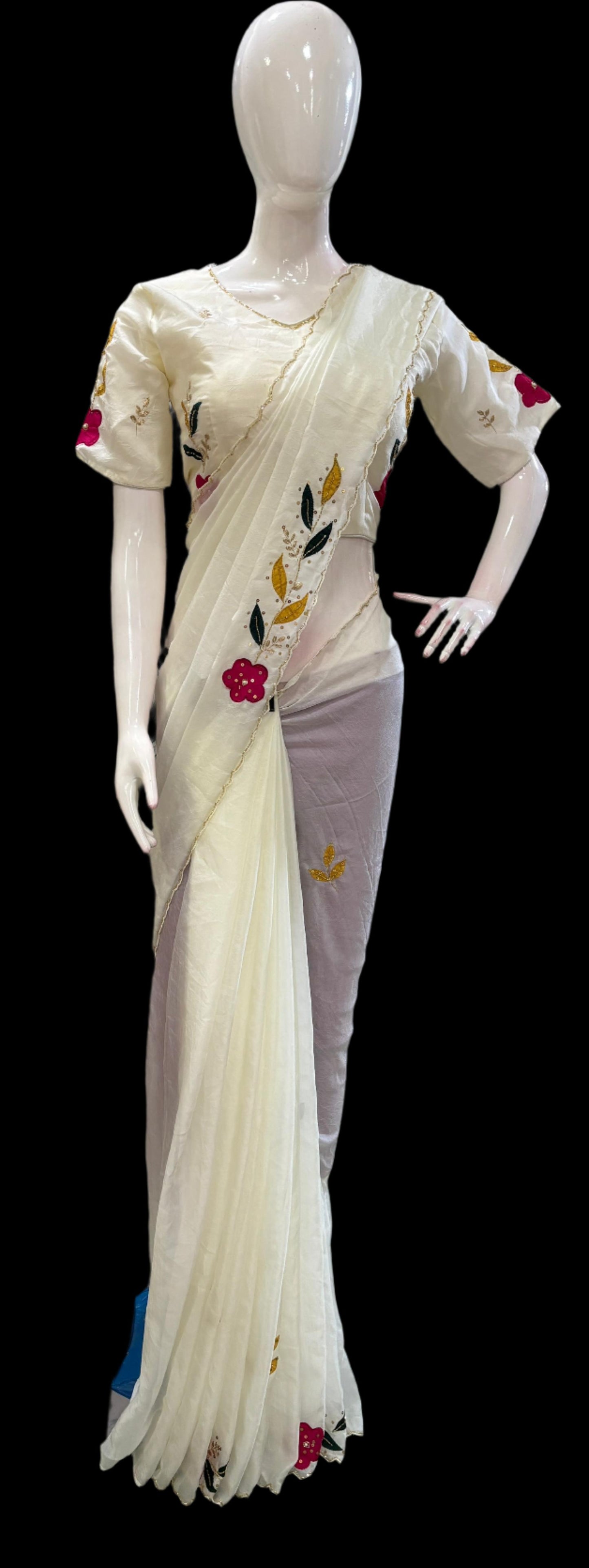 Pure Cristal Crush Sarees Featuring Intricate Designs For A Touch Of Elegance And Charm