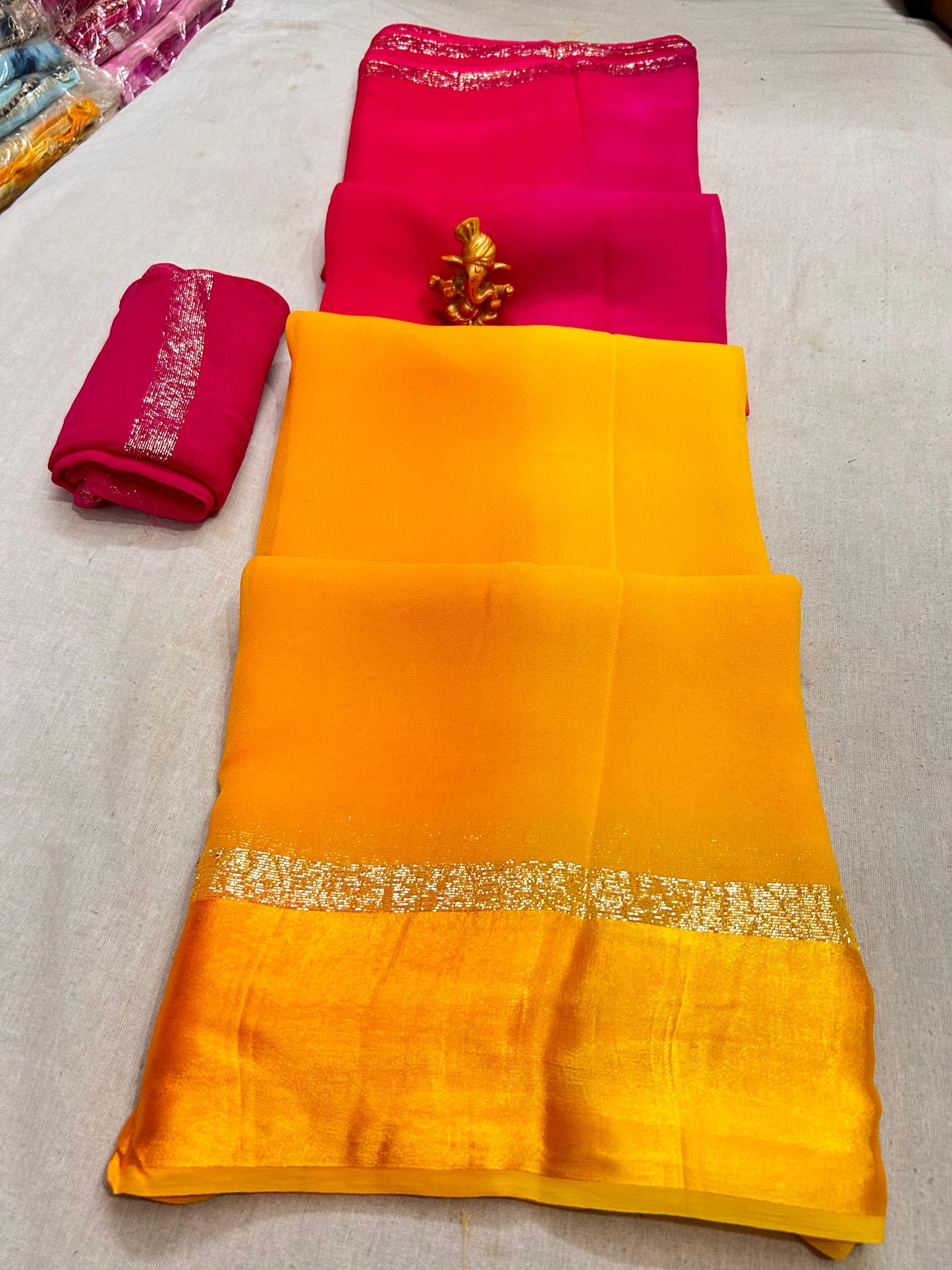 Festive light weight summer saree