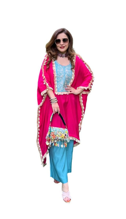 Discover The Latest Trend With New Luxury Brand Quality Kaftan Pant Set Stunning Sequin Embroidery Work