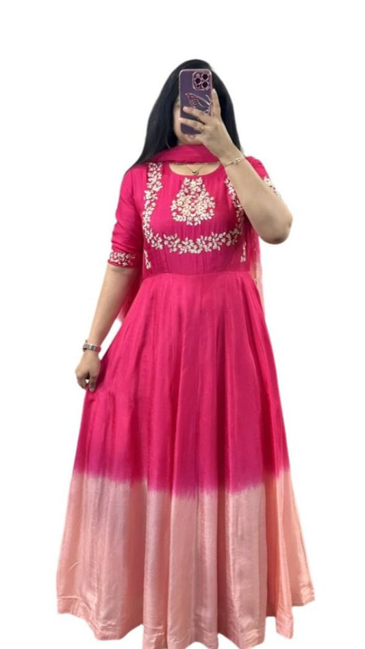 Embrace the Beauty of Shaded Flare Moksha Fashions