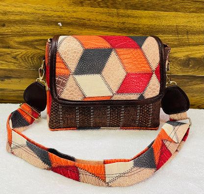 Jute Flap Sling Purse - Moksha Fashions