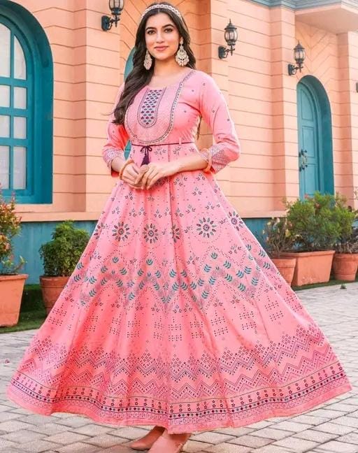 Anarkali Long Kurti - Moksha Fashions
