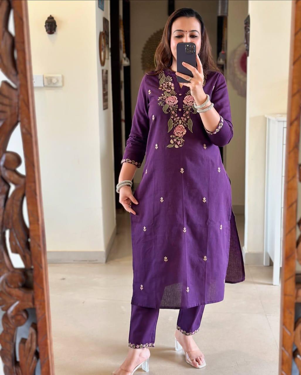 .Beautiful Cotton Suit