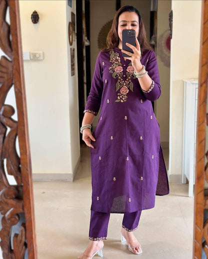 .Beautiful Cotton Suit