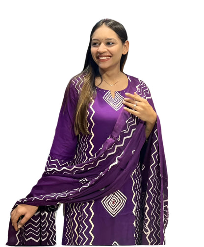 Women’s Cotton Kurti Pant – Fashionable Cotton Kurti and Pants Set for Casual & Work Wear - Moksha Fashions