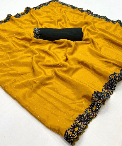 Cutwork Border Saree