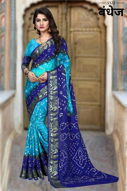 Exclusive Festive Bandhani Saree Collection